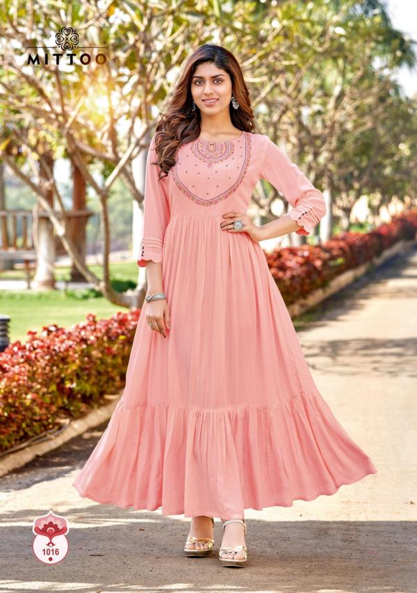 Mittoo Pankhi Ethnic Wear Anarkali Kurti Collection